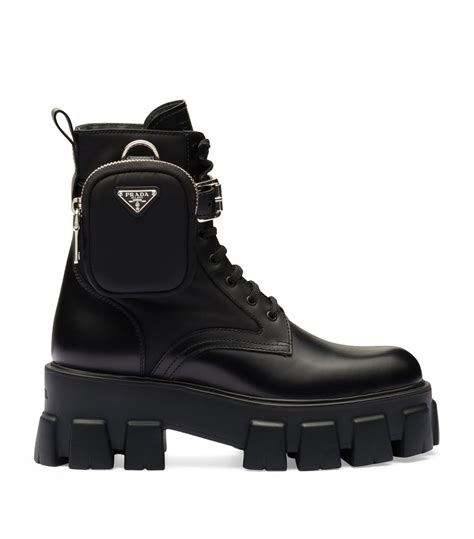 prada boots with purse|women Prada boots with pouch.